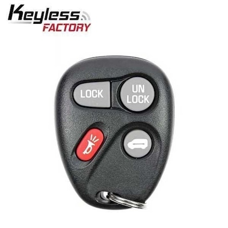 Keyless Factory 1997-2000 GM / 4-Buttom Replacement Remote / PN10245953 / ABO0204T OR-GM-953